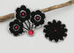 زهرة سوداء التطريز بقع Wintersweet شكل حسب الطلب اللون / الحجم المزود